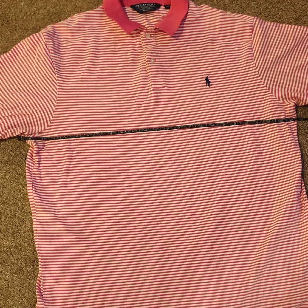 Ralph Lauren Pink Striped Polo Shirt